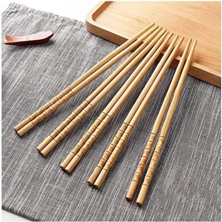 Exquisite Premium Wooden Chopsticks Set (10-pair pack)